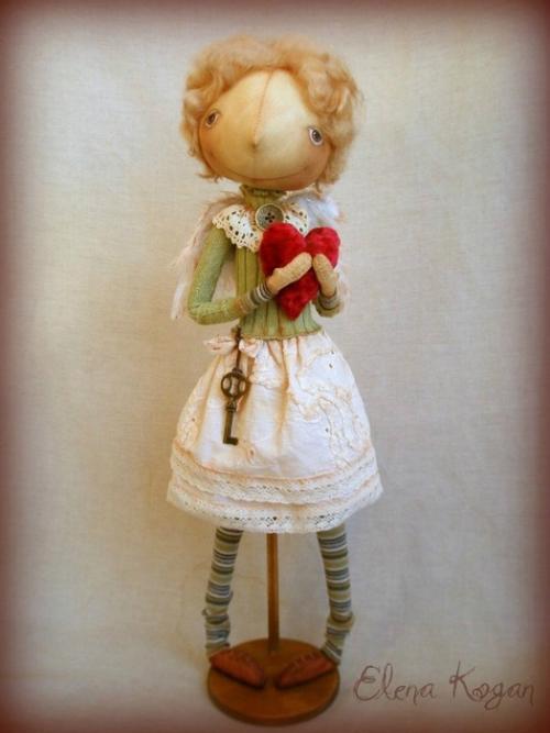 Текстильные куклы от Елены Коган. 02
