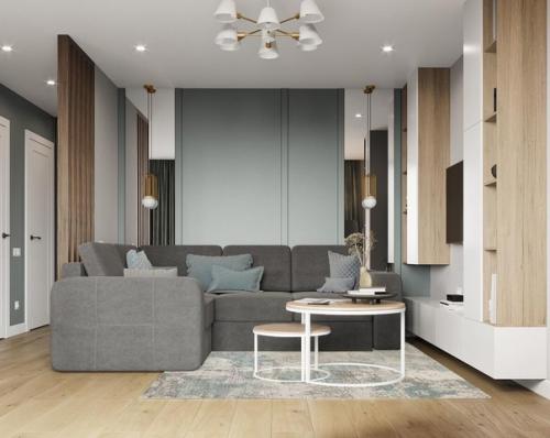 Интерьер кухни - гостиной. 05