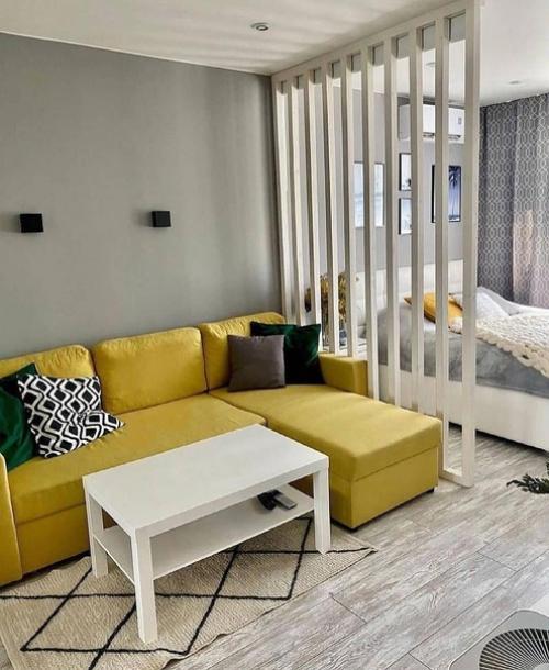 Да, в однокомнатной квартире тоже может быть уютно и красиво. 03