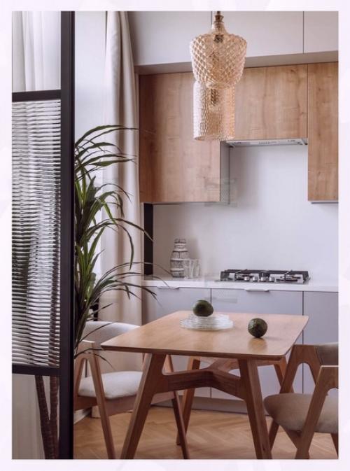 Невероятный, насыщенный зеленый цвет в интерьере квартиры. 04