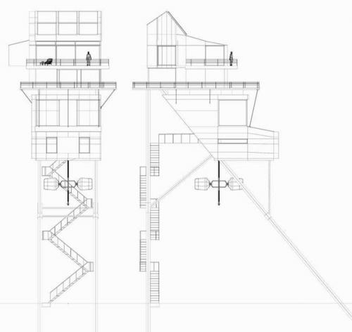 Дом на сваях в Шотландии. 05