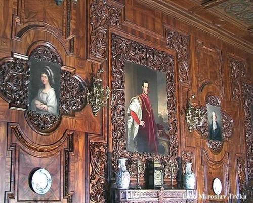 Замок глубока - над - влтавой - замок в южной Чехии, построенный в псевдоготическом стиле. 05