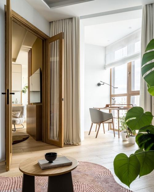 Реализованный интерьер московской квартиры, площадью 74 кв. 07