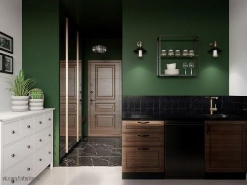 Зеленый цвет связующее звено в это проекте. 05