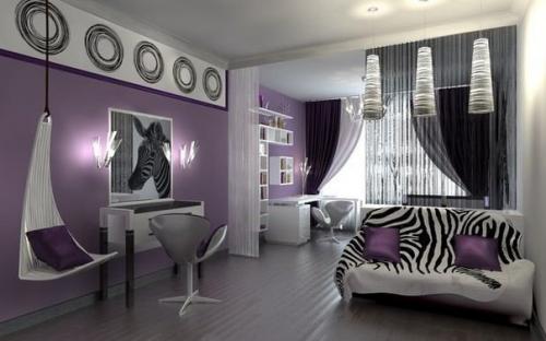 Лучшие варианты зонирования с помощью штор. 01