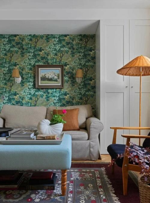 Дизайн однокомнатной квартиры - современная эклектика с элементами Прованса. 03