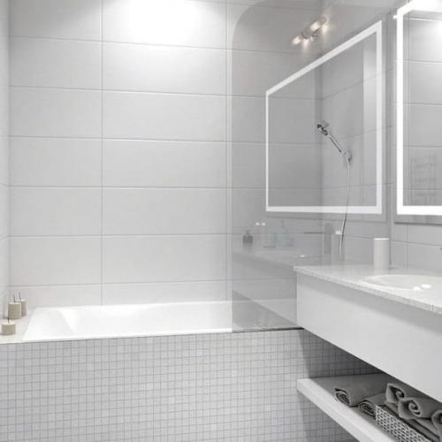 Интерьер квартиры в белом цвете. 06