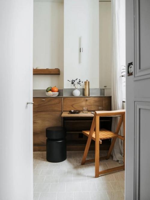 Парижская студия размером с гостиничный номер. 05