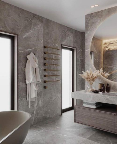 Проект стильной ванной комнаты. 02