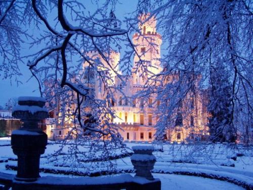 Замок глубока - над - влтавой - замок в южной Чехии, построенный в псевдоготическом стиле. 02