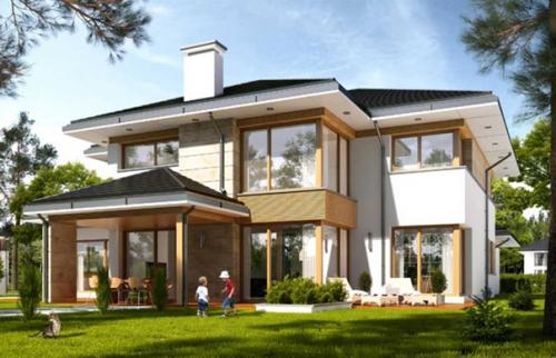 Проект дорогого коттеджа. 01