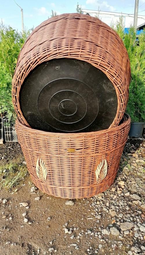 Кашпо - клумба из полиротанга Тёмная Лоза на 120 литров - элегантность и комфорт для ваших растений! 03