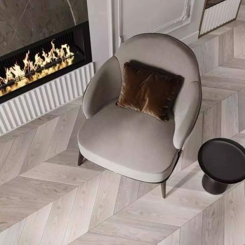 Объединённое пространство кухни - гостиной площадью 25 кв. 08