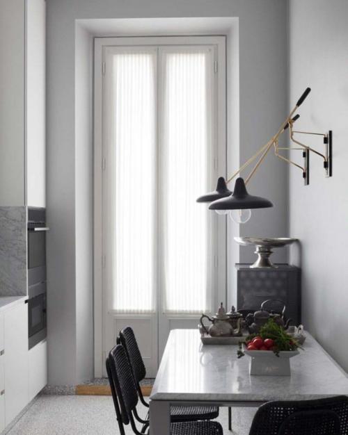 Как объединить эпохи: квартира в Милане с винтажным настроением. 03