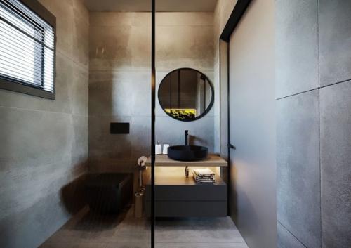 Вот еще один потрясающий интерьер ванной комнаты.