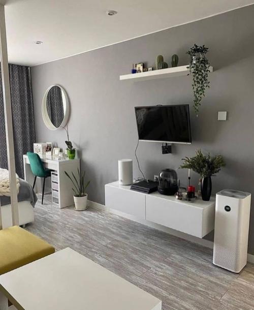 Да, в однокомнатной квартире тоже может быть уютно и красиво. 05