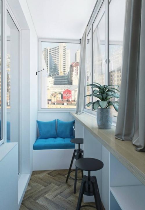 Как выглядят лоджии в современном стиле. 06