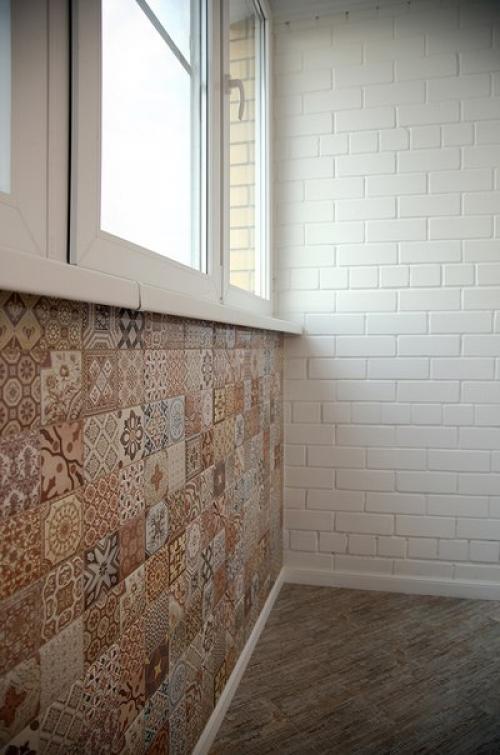 Оформление маленького балкона. 06