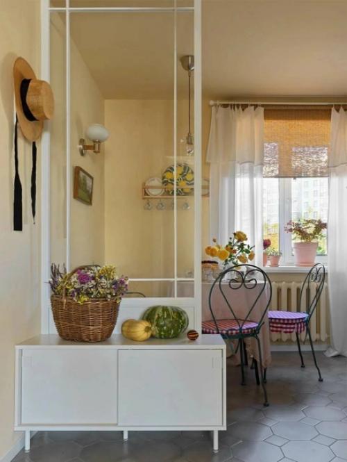 Дизайн однокомнатной квартиры - современная эклектика с элементами Прованса. 04