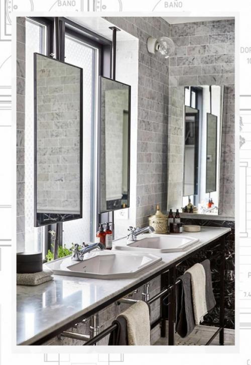 Яркий дом в Швеции с синей кухней и красочным декором. 08