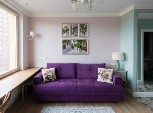 Интерьер квартиры - студии, площадь которой всего 22 кв. 02