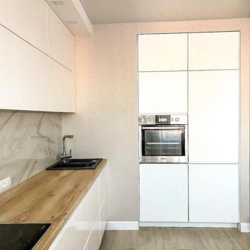 До и после ремонта кухни - гостиной. 04