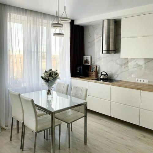 До и после ремонта кухни - гостиной. 03