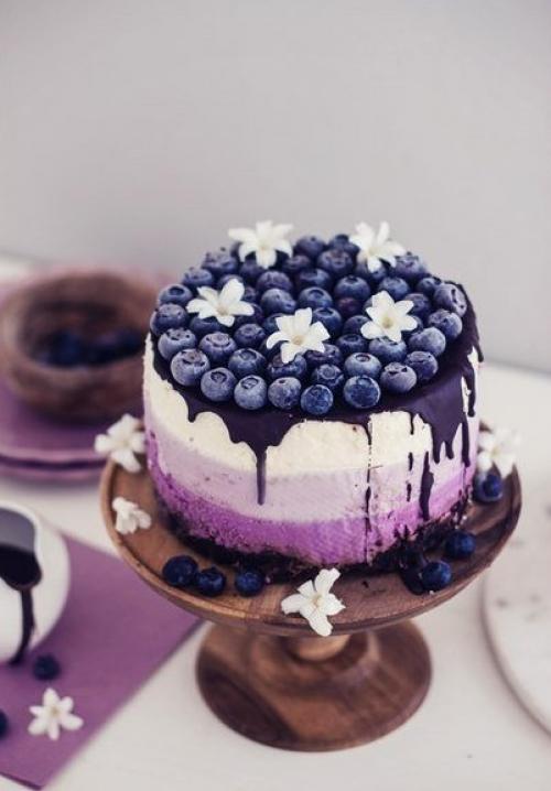 Черничный чизкейк (без выпекания? 04