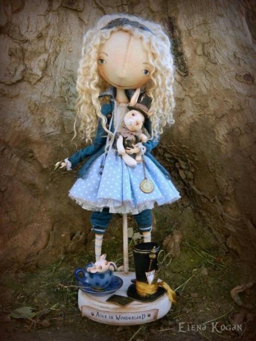 Текстильные куклы от Елены Коган. 03