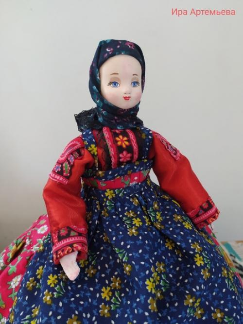 Кукла Руфина, грелка на чайник - традиционное русское украшение стола и интерьера гостиной. 01
