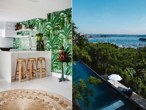 Этим интерьером можно любоваться бесконечно: высокие потолки, большие окна, винтажная мебель и, конечно же, искусство. 06