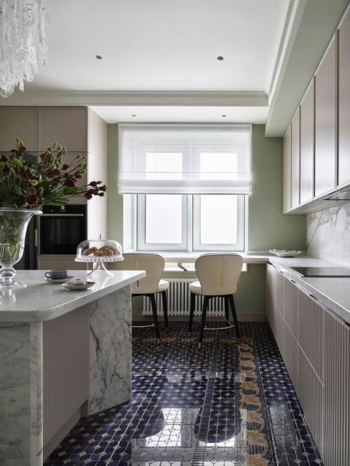 Квартира в Москве, где классика встречается с современностью. 06