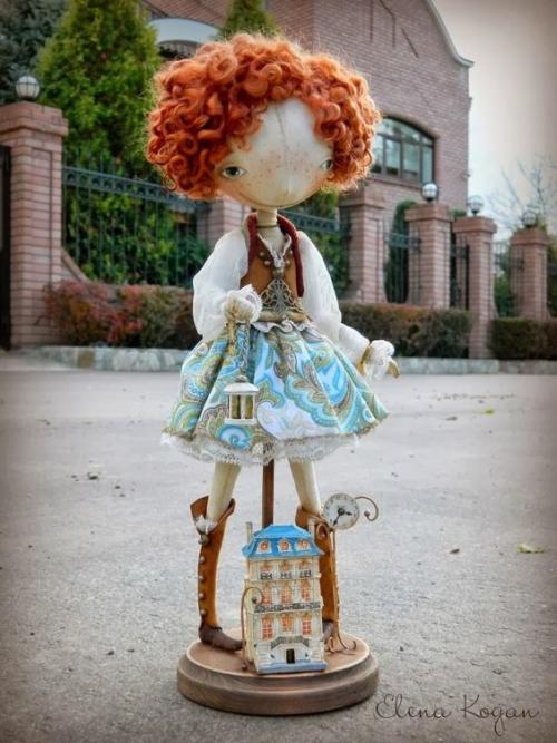 Текстильные куклы от Елены Коган. 01