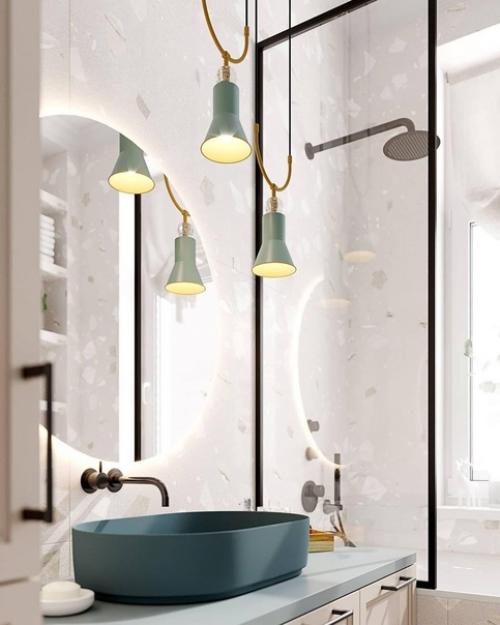 Детская ванная комната в загородном доме, площадью 5, 8 кв. 03