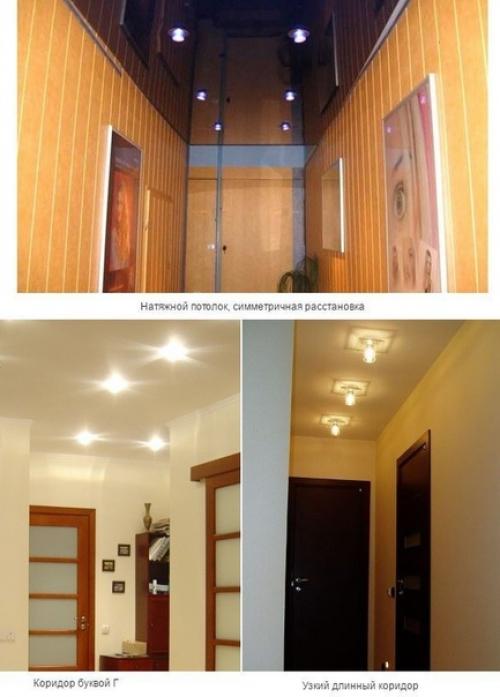 Правила размещения светильников на потолке. 01