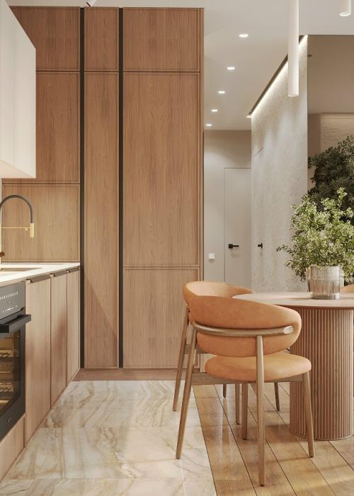 Кухня - гостиная получилась 19 кв. 05