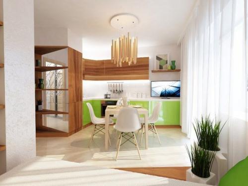 Дизайн интерьера маленькой квартиры. 05