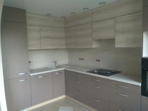 Современная кухня в пластике. 01