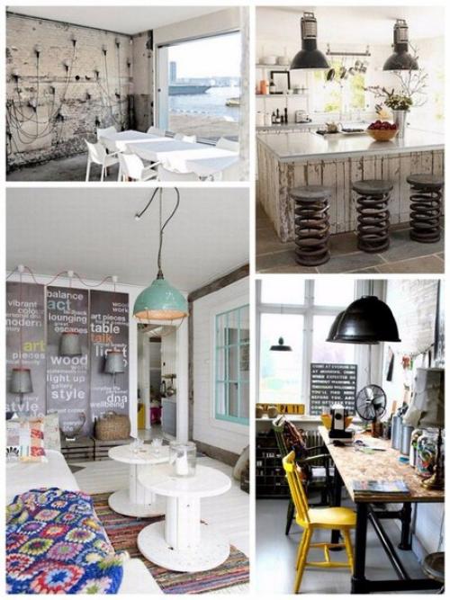 Индустриальный стиль в интерьере. 08