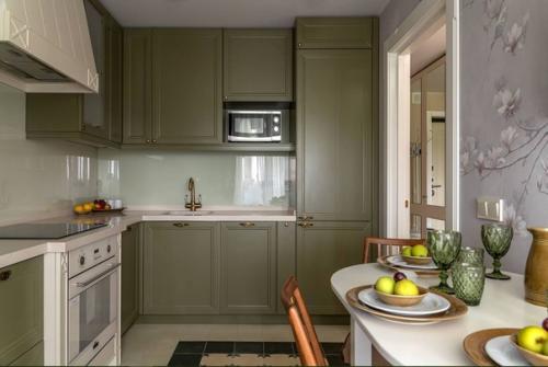 Спокойный, уютный интерьер однокомнатной квартиры площадью 38 кв. 04