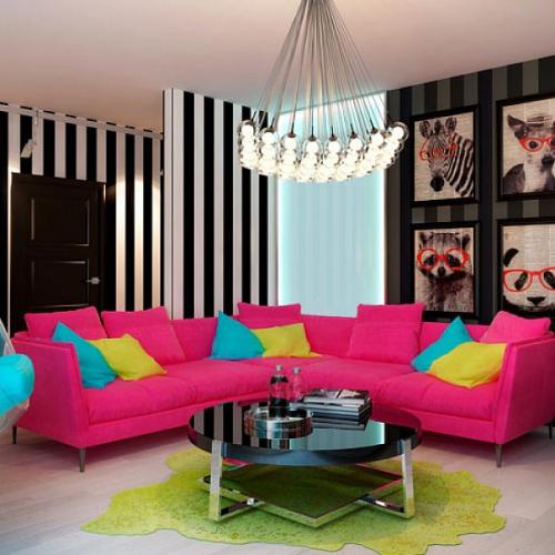 Квартира в Москве в стиле Энди уорхол. 01