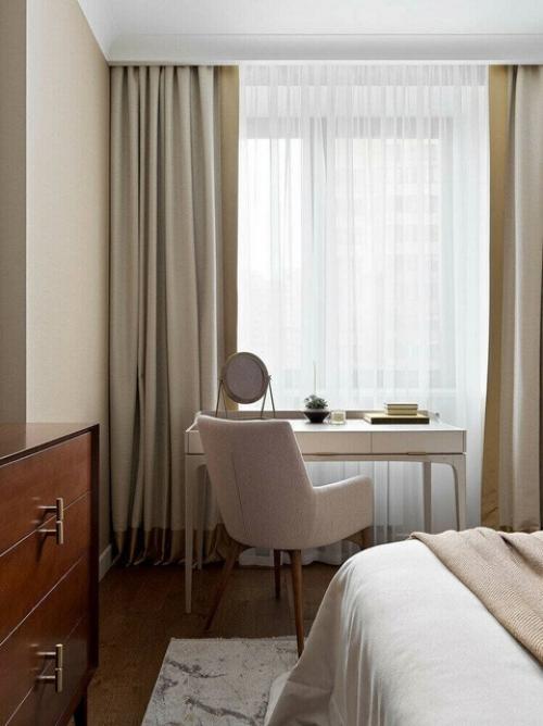 Стильный и утонченный интерьер для семьи из трех человек. 09