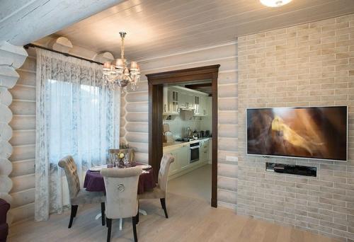 Деревянный коттедж в традиционном русском стиле. 03