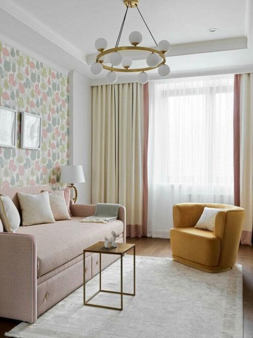 Стильный и утонченный интерьер для семьи из трех человек. 04