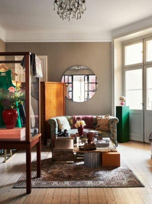 Квартира, в которой живут любители винтажной мебели. 06