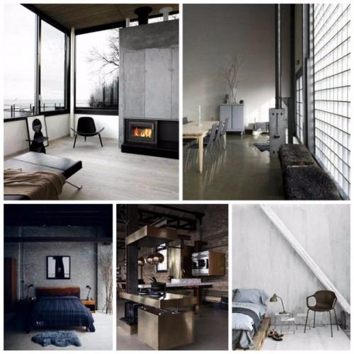 Индустриальный стиль в интерьере. 03