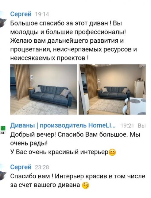 Модель дивана франко 3 в прекрасном интерьере наших покупателей. 02