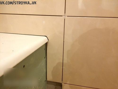 Процесс монтажа экрана под ванну. 05