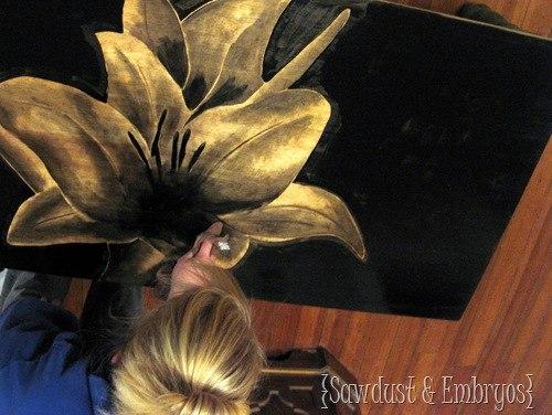 Оригинальный способ декорирования мебели. 05