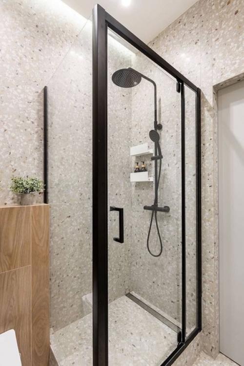 Функциональная однушка: кухня - ниша вместо гардеробной, гостиная и спальня. 06